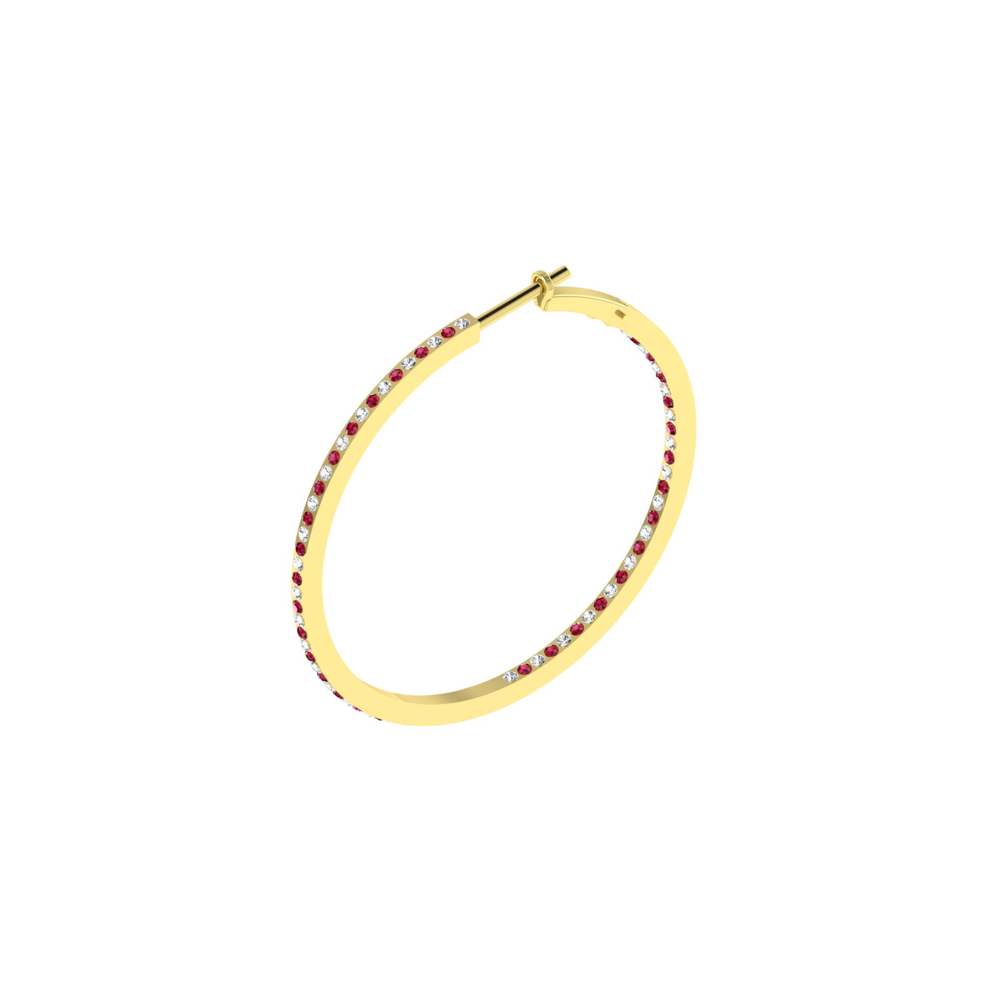 diamond colourstone earrings sample CJDCHE10