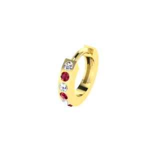 diamond colourstone earrings sample CJDCHE14