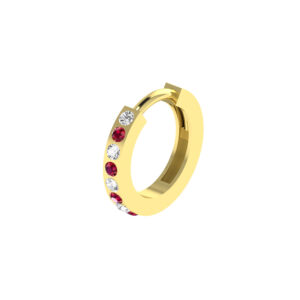 diamond colourstone earrings sample CJDCHE16