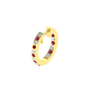 diamond colourstone earrings sample CJDCHE5