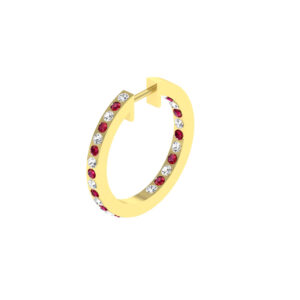 diamond colourstone earrings sample CJDCHE6