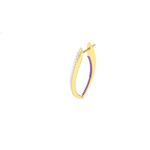 diamond colourstone earrings sample CJDCHE27